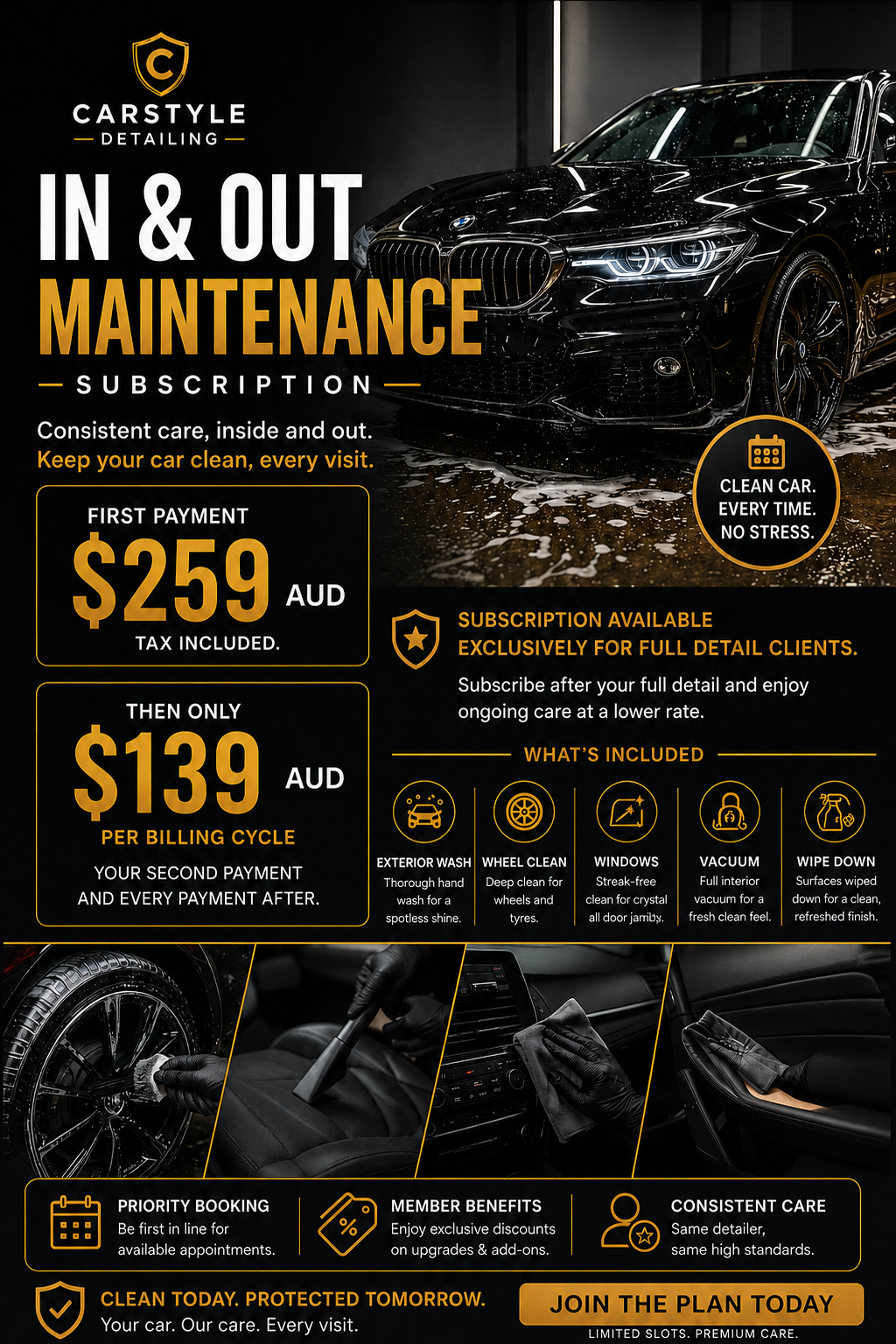 In & out Maintenance Subscription